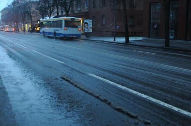 Šlapdriba gatvių valytojus išrikiavo prie starto linijos