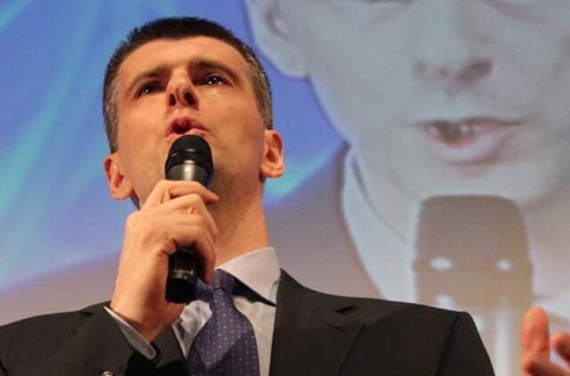 Tapęs Rusijos prezidentu, Michailas Prochorovas suteiktų malonę M. Chodorkovskiui