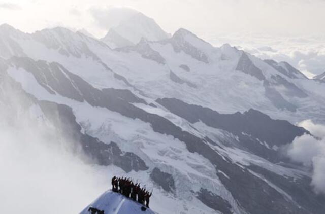 Traukiasi Prancūzijos Alpių ledynai