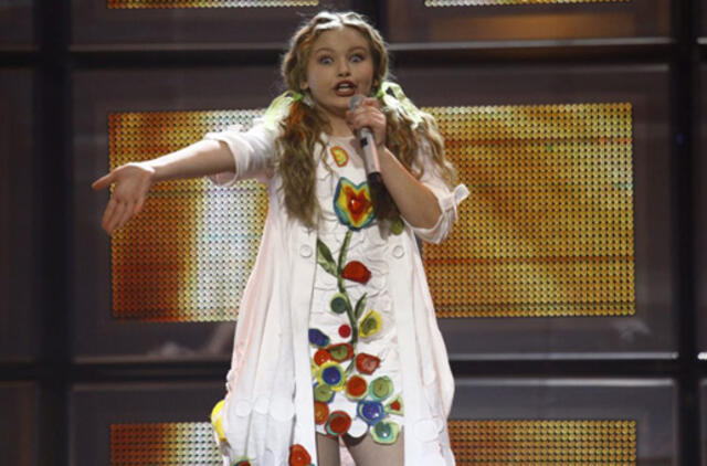 "Vaikų Eurovizijoje" palangiškė Paulina Skrabytė užėmė 10-ąją vietą