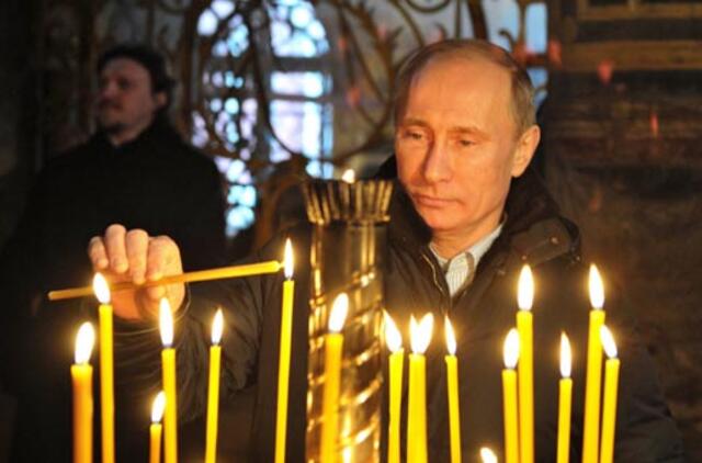 Dauguma rusų mano, kad Putinas prezidento rinkimus laimės jau pirmajame rate