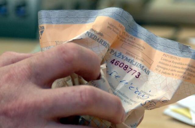 Elektroninių prašymų ligos pašalpoms gauti per metus padaugėjo daugiau nei trigubai