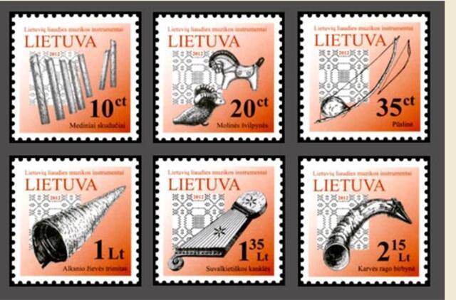 Išleidžiami pirmieji šių metų pašto ženklai