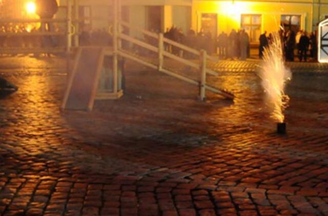 Kaunietis Alytuje nukentėjo nuo saliuto