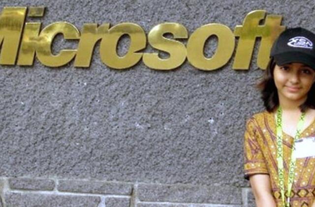 Mirė 16-metė pakistanietė - jauniausia "Microsoft" darbuotoja