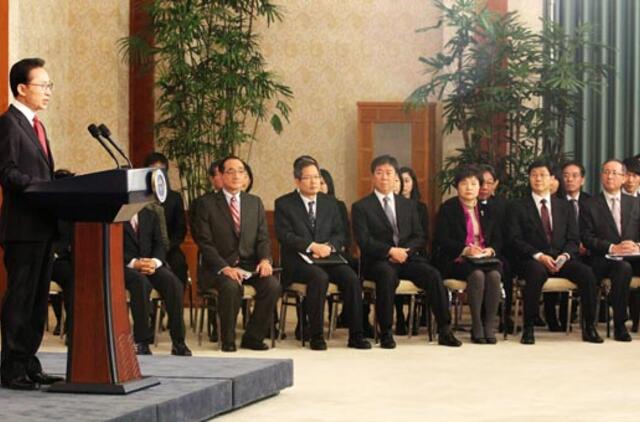 Pietų Korėja pasirengusi bendradarbiauti su KLDR