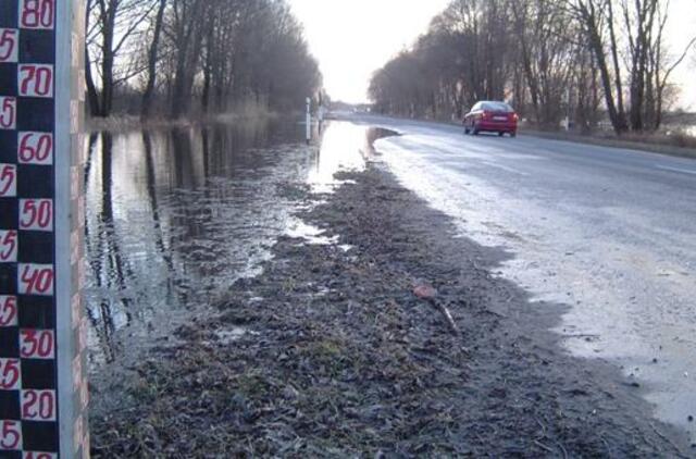 Žiemai iš paskos į pamarį atsirito potvynis