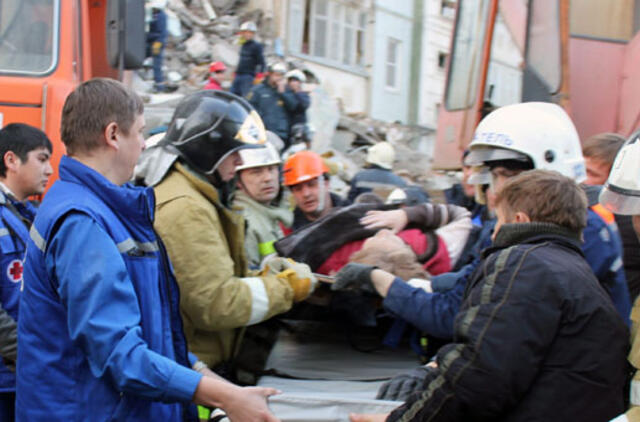 Astrachanėje sprogus dujoms sužeista 12 žmonių, 14 laikomi dingusiais