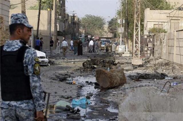 Ginkluoti išpuoliai ir sprogimai sukrėtė Bagdadą