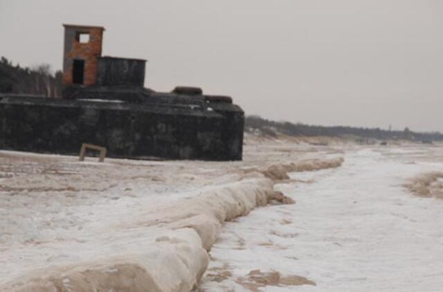 Giruliuose prie jūros rastas sprogmuo