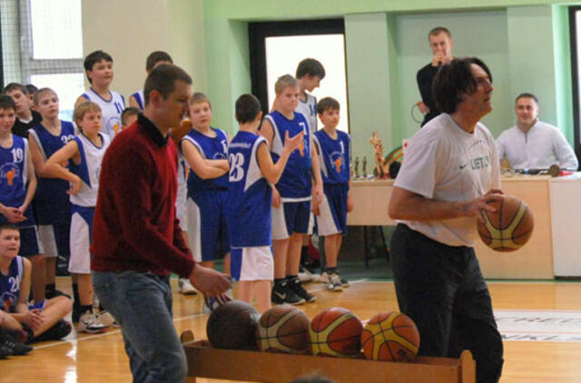 Klaipėdos krepšinio fiestoje - olimpinio čempiono pamokos