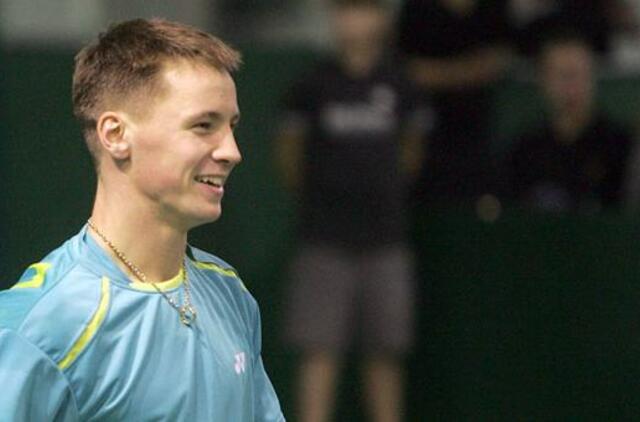 Ričardas Berankis Dalase įveikė pirmąjį barjerą