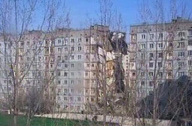 Rusijoje po sprogimo sugriuvo gyvenamojo namo laiptinė