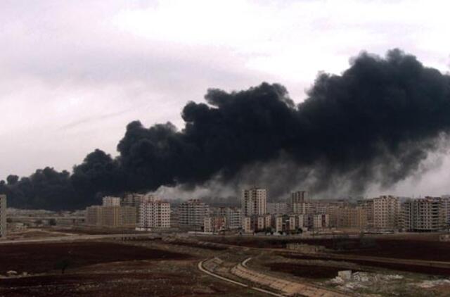 Sirijos Homso mieste susprogdintas vienas svarbiausių naftotiekių