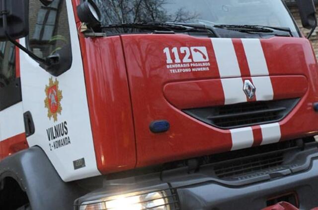 Vilniaus rajone per gaisrą sudegė žmogus