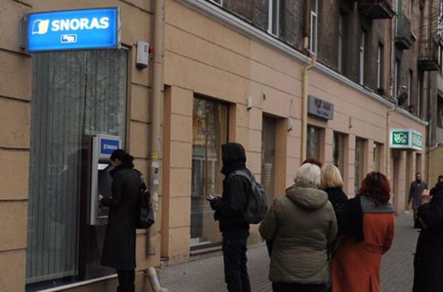 Banko SNORAS kreditorių planuose – ieškiniai