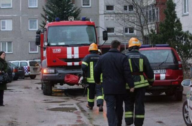 Dėl gaisro Kaune sulaikytas septyniolikmetis