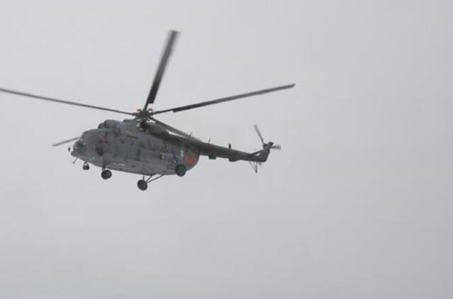 Du bendrai žudiką iš kalėjimo Rusijoje išgabeno sraigtasparniu