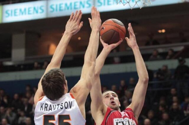 "Lietuvos rytas"  Europos taurės ketvirtfinalį pradėjo pergale prieš "Doneck"