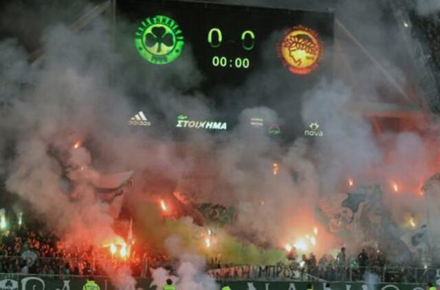 Per futbolo rungtynes Atėnuose kilo didelės riaušės