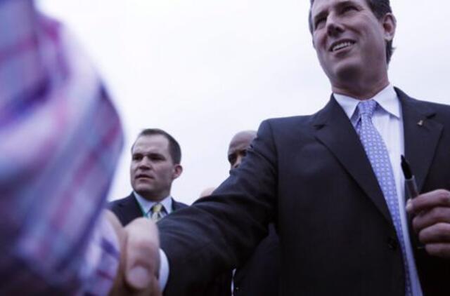 Rikas Santorumas laimėjo pirminius respublikonų rinkimus į JAV prezidentus Luizianos valstijoje
