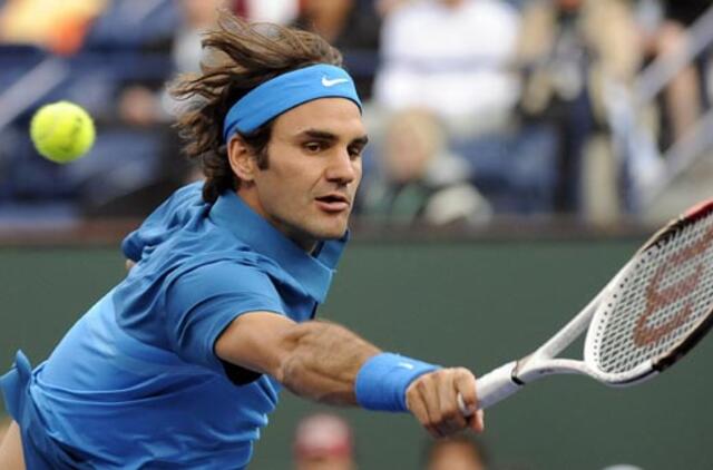 Teniso turnyro finale susitiks šveicaras R. Federeris ir amerikietis Dž. Isneris