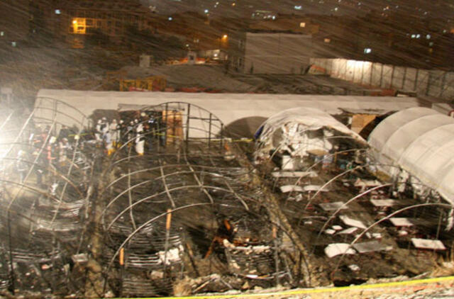 Turkija: per gaisrą statybvietėje žuvo 14 darbininkų