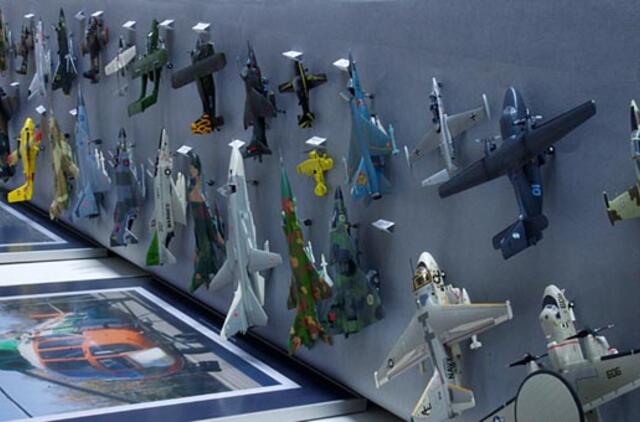 Aviacijos muziejuje - šimtai lėktuvų modelių