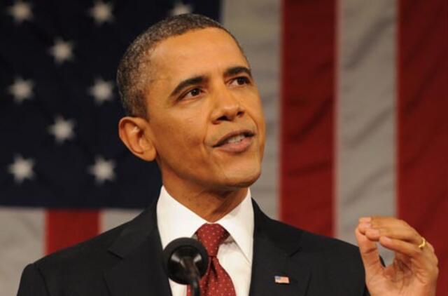 Barack Obama: korėjiečiai badauja, o jų valdžia švaisto pinigus niekam tikusioms raketoms