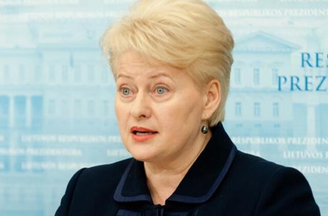 Dalia Grybauskaitė: minimalią algą galima kelti iki 900 litų