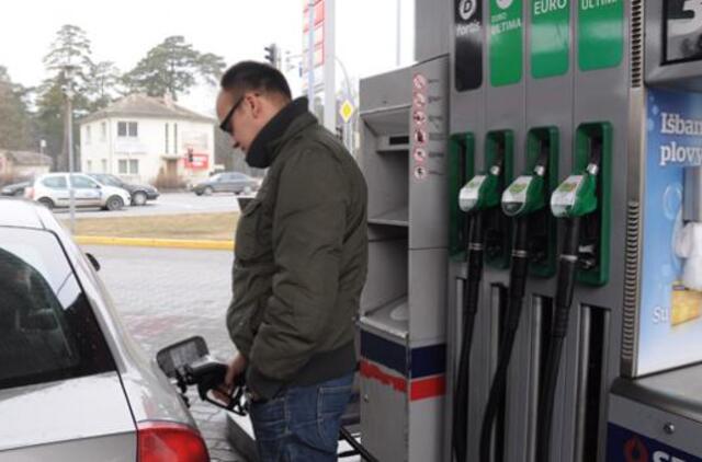 Degalų kainos asmenines mašinas varo į garažus