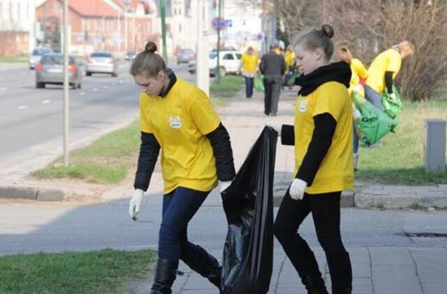 Miestą tvarkė muzikos ritmu