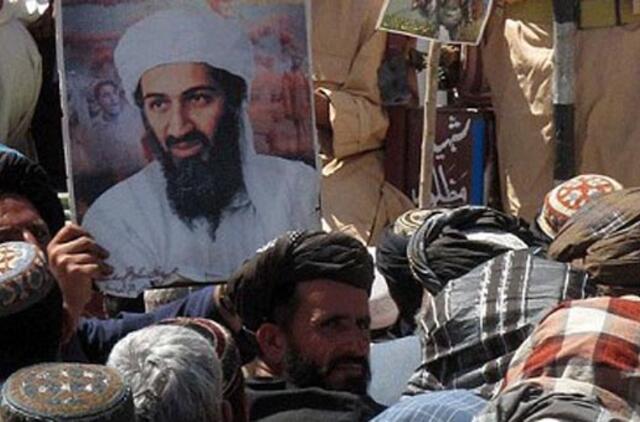 Osamos bin Ladeno našlės su vaikais vis dar yra Pakistane