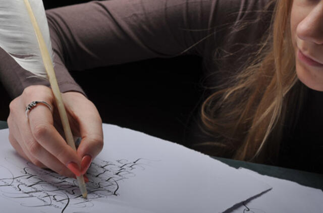 Policija padėjo atkurti aklos rašytojos tekstą