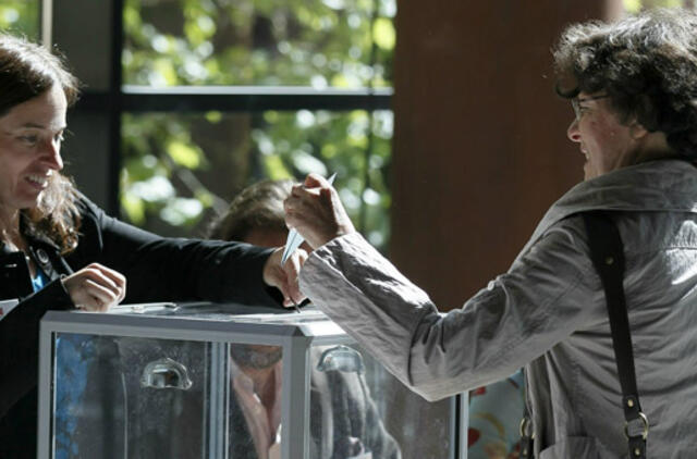 Prancūzijoje vyksta prezidento rinkimai