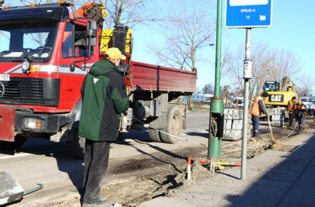 Prasidėjo antrasis Minijos gatvės rekonstrukcijos etapas