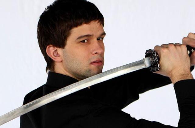 Robertas Javtokas vaidino Tadą Blindą, Juozukas demonstravo Volkerio suktuką