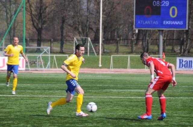 "Sūduvos" futbolininkai pralaimėjo Pakruojyje, "Ekranas" ir "Žalgiris" iškovojo pergales