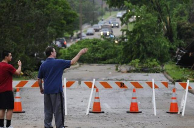 Teksaso valstiją nusiaubė tornadai