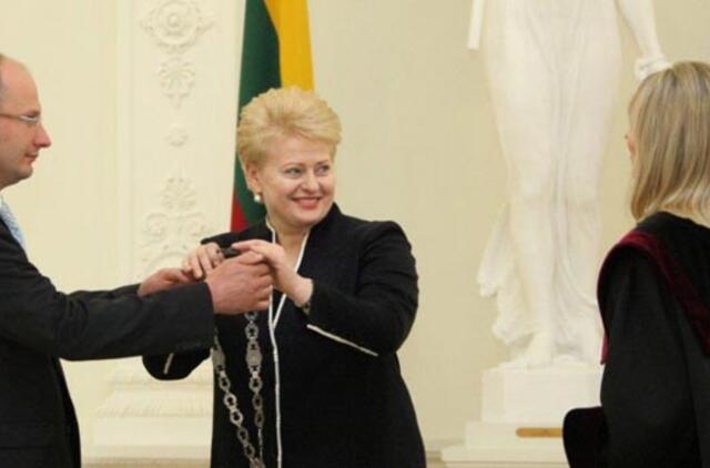 Dalia Grybauskaitė priėmė teisėjų priesaikas