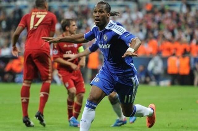 Didier Drogba smūgiai užkėlė "Chelsea" ant Čempionų lygos pjedestalo