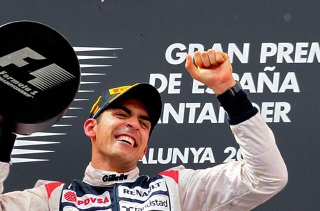 "Formulės-1" varžybose - pirmoji venesueliečio P. Maldonado pergalė