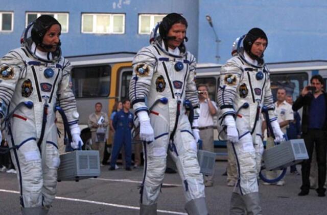 Į Tarptautinę kosminę stotį skrenda nauji įgulos nariai