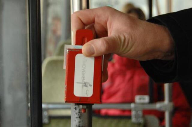 Kaunas atsisako popierinių vienkartinių viešojo transporto bilietų