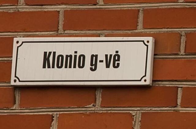 Klonio gatvėje sulaikyti 37 žmonės