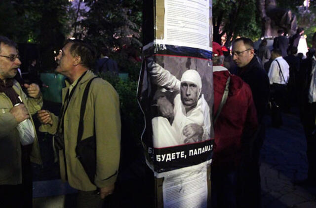 Rusijos policija išvaikė taikius protestuotojus