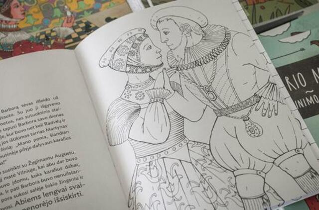 Spalvinimo knygų serijoje - Lietuvos istorija