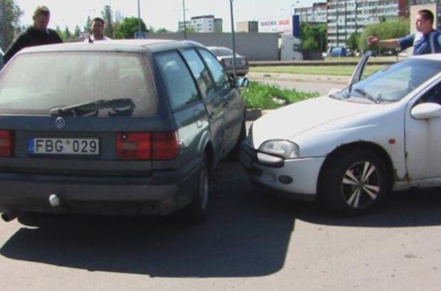 Sukėlė avariją, nes neišmanė kelių eismo taisyklių