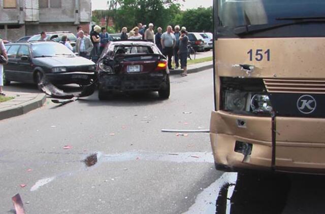 Autobusas Vilnius-Palanga sukėlė chaosą