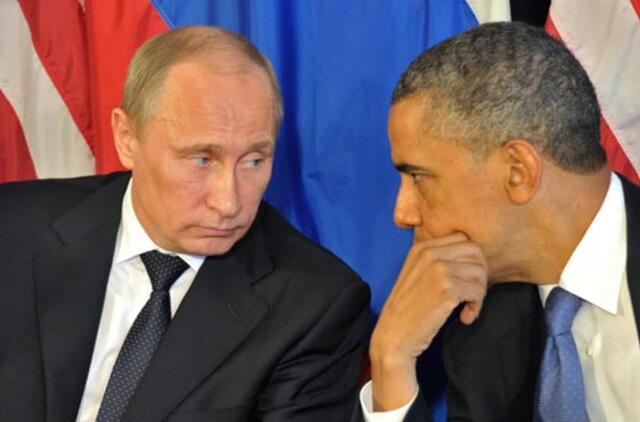 Barakas Obama ir Vladimiras Putinas ragina nutraukti smurtą Sirijoje
